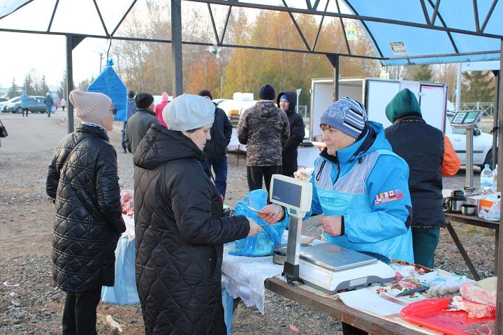 19 октября в Новошешминске прошла очередная сельскохозяйственная ярмарка