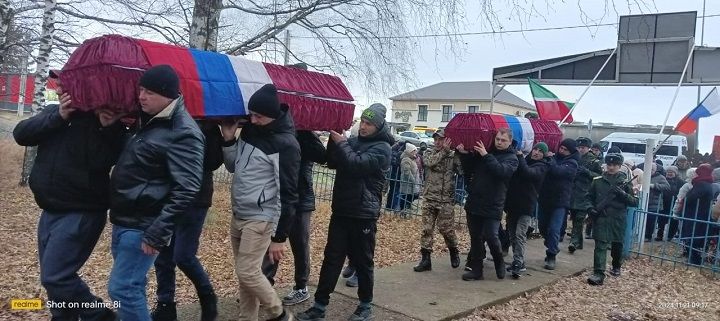 В Новошешминском районе простились с погибшими в зоне СВО бойцами