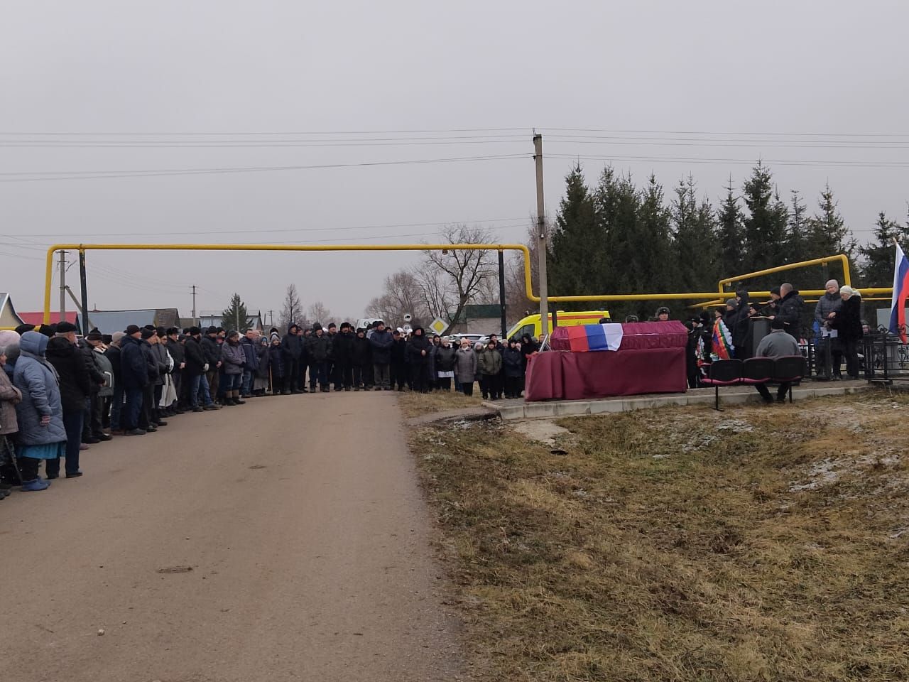 В селе Зиреклы простились с бойцом, погибшим в зоне СВО