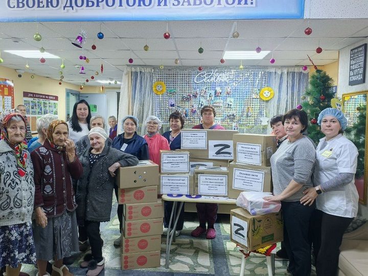 Новогодние подарки для бойцов СВО собрал и отправил Новошешминский дом-интернат для престарелых и инвалидов