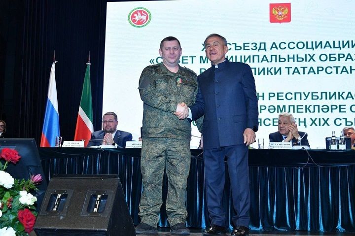 Участник СВО Александр Хорьков награждён орденом «За заслуги перед Республикой Татарстан»