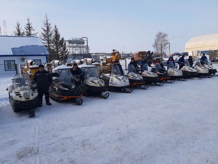 В ООО “Шешмаойл” проведен техосмотр снегоходов