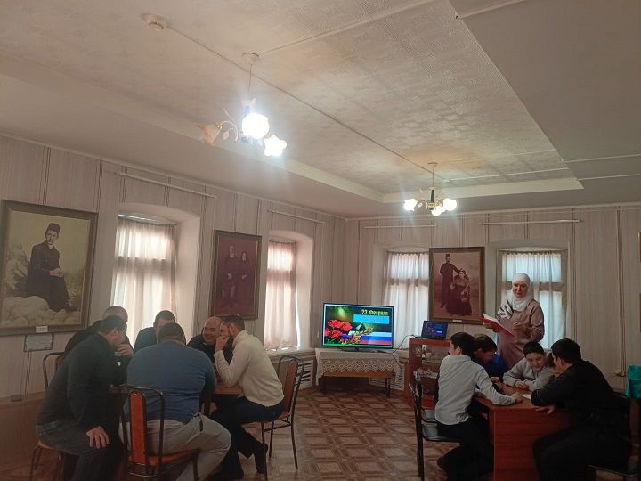 В преддверии Дня защитника Отечества в Шахмайкинском музее прошло мероприятие «Бравые ребята моего села»