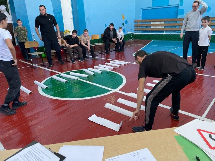 В Шахмайкинской школе прошли конкурсы-соревнования, посвященные правилам дорожного движения