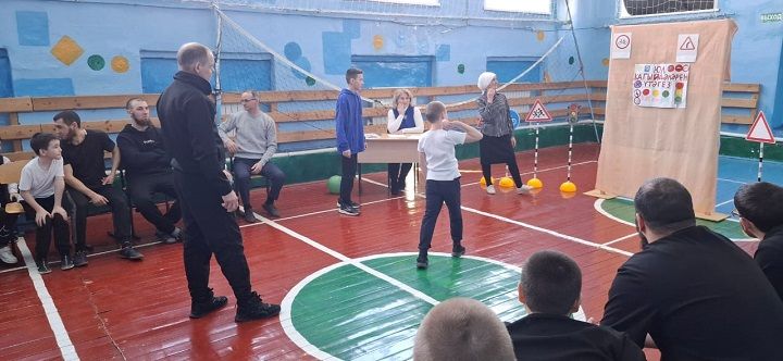 В Шахмайкинской школе прошли конкурсы-соревнования, посвященные правилам дорожного движения