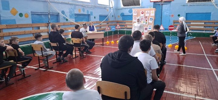 В Шахмайкинской школе прошли конкурсы-соревнования, посвященные правилам дорожного движения