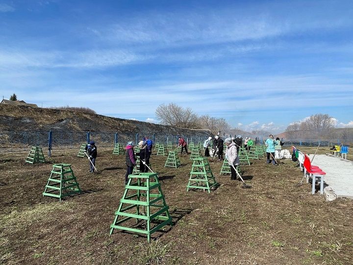 В Шахмайкинском поселении благоустроили территорию у родника «Наил Бабай»