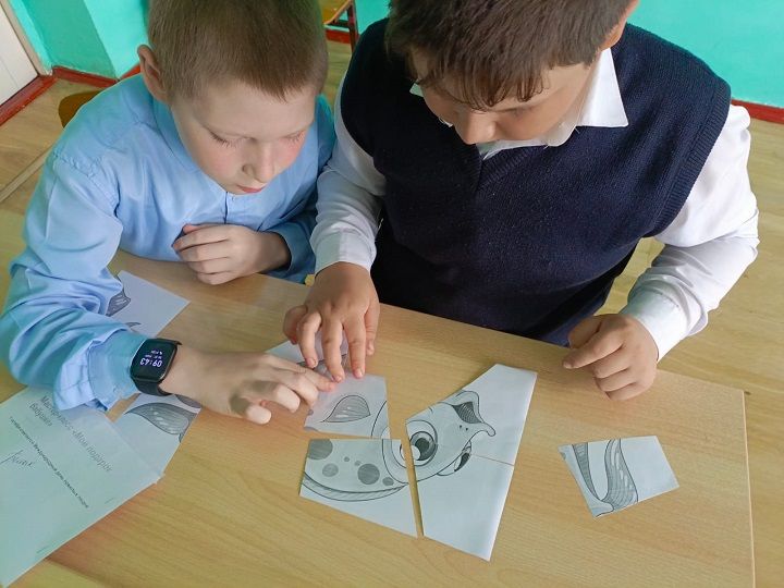 В Шахмайкинском музее прошел экологический час «Наша Земля»