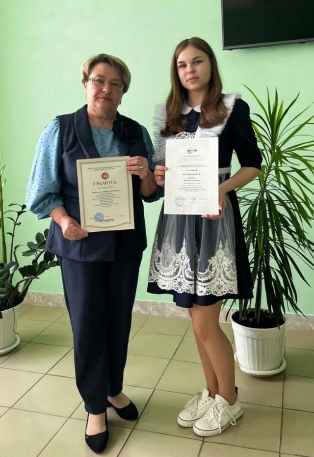 Ксения Корнева — призёр республиканского этапа Всероссийской олимпиады по литературе