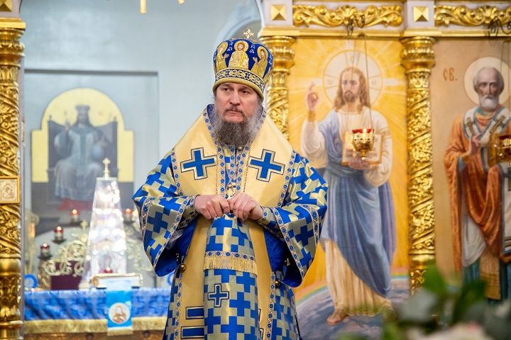 Епископ Пахомий поздравляет православных новошешминцев с Благовещением