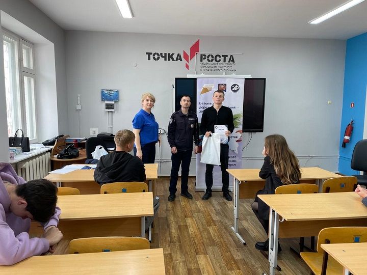 Автомногоборье: конкурс в знании ПДД прошел среди школьников Новошешминска