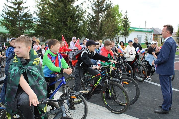 7 мая в Новошешминске прошел велопробег в честь 80-летия Великой Победы