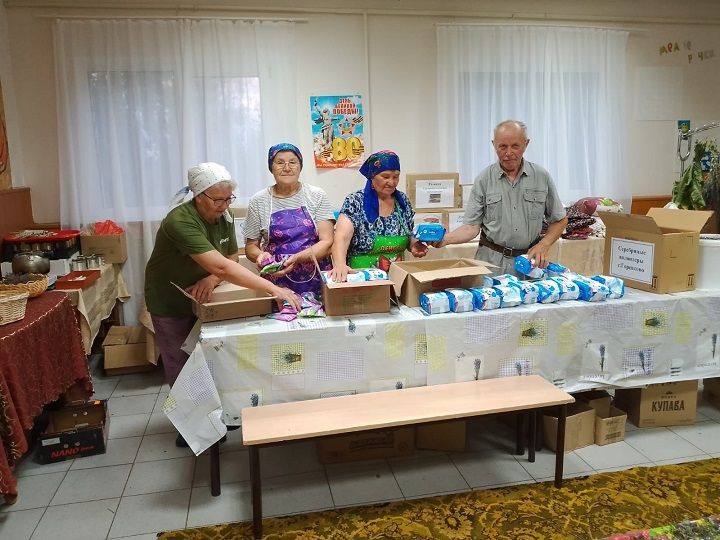 Серебряные волонтеры села Горшково поддержали защитников Отечества
