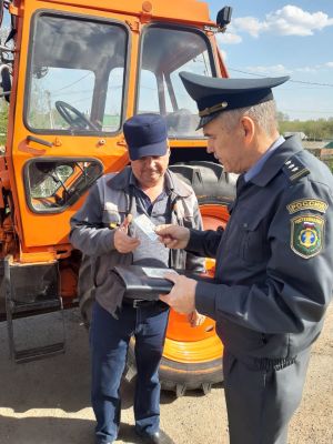 Техосмотр частных тракторов продолжается