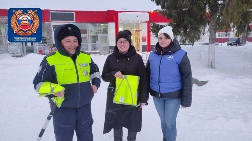 Мероприятие «Будь заметней на дороге»: провели в Новошешминске