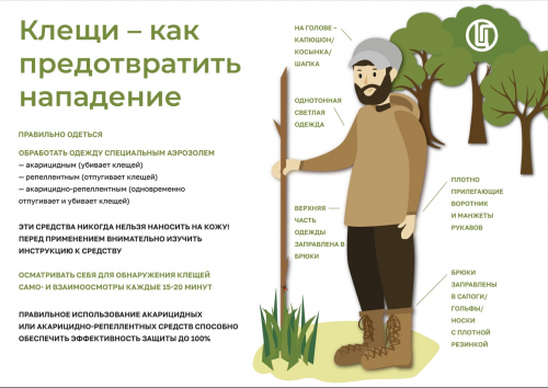 Остерегайтесь клещей!