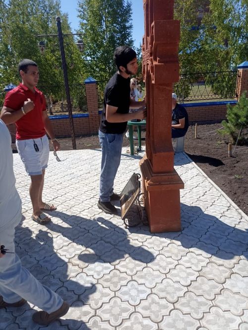 В Новошешминске состоялось открытие армянского памятного креста