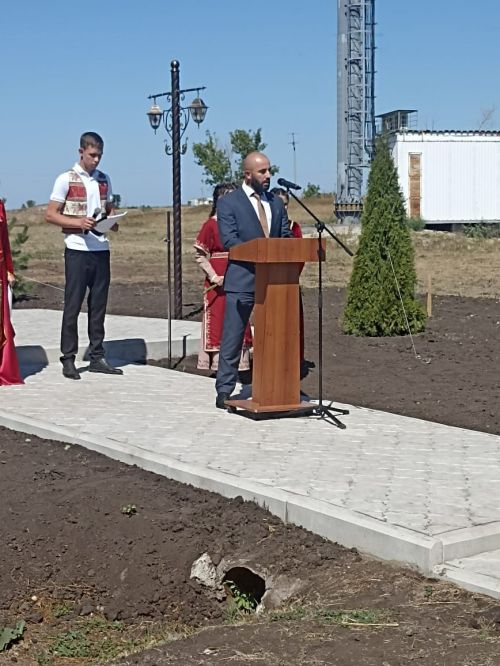 Район үзәгендә әрмән халкының истәлек билгесен ачу тантанасы