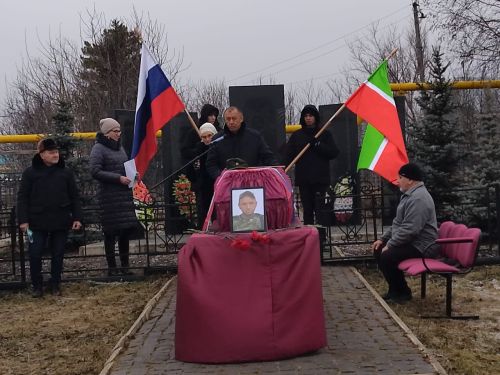 Зирекле авылында СВО зонасында һәлак булган сугышчы белән хушлаштылар
