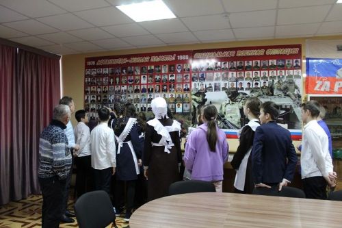 В краеведческом музее прошел патриотический час, посвященный землякам — участникам боевых действий