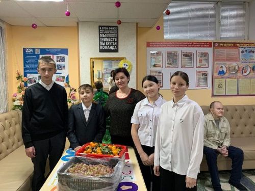В Новошешминском доме-интернате с новогодними благотворительными акциями побывали гости