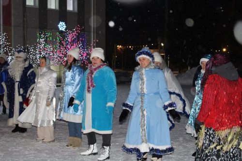 В Новошешминске открылась главная елка района