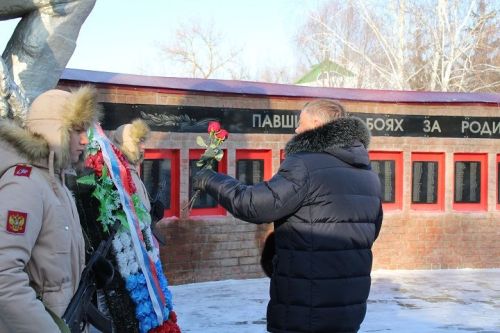 В канун Дня защитника Отечества в Новошешминске прошел митинг
