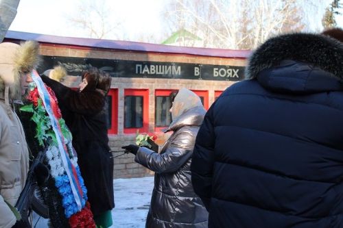 В канун Дня защитника Отечества в Новошешминске прошел митинг