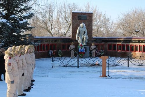 В канун Дня защитника Отечества в Новошешминске прошел митинг