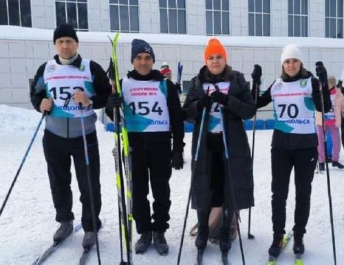 Муниципальные служащие на спорте