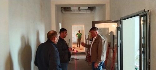 Глава района Вячеслав Козлов ознакомился ходом строительства ряда объектов