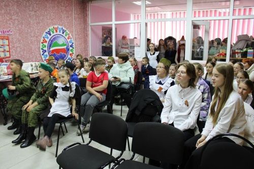 Дети читали стихи о войне
