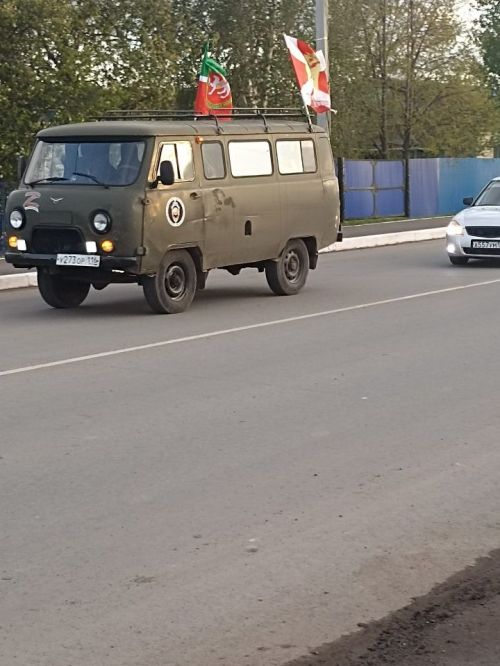 В Новошешминске прошёл автопробег