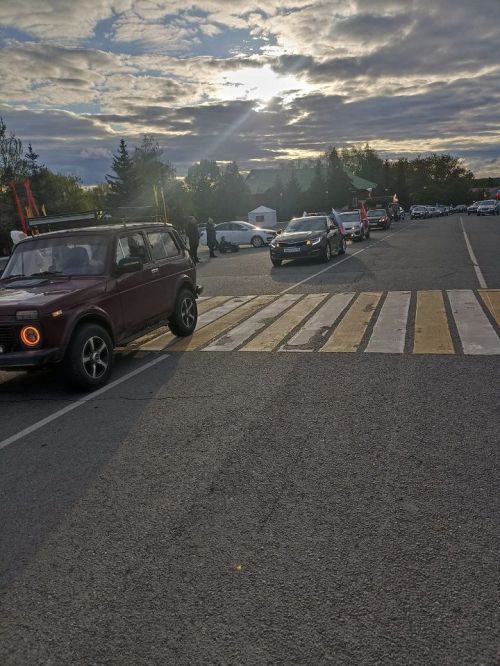 В Новошешминске прошёл автопробег