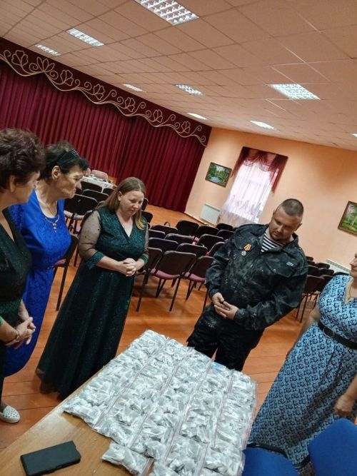 Встреча с участником СВО прошла очень тепло