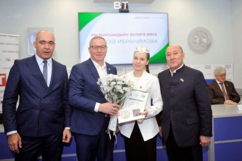 Фирүзә Ибраһимова — «Ватан хакына» иҗади бәйгесе җиңүчесе