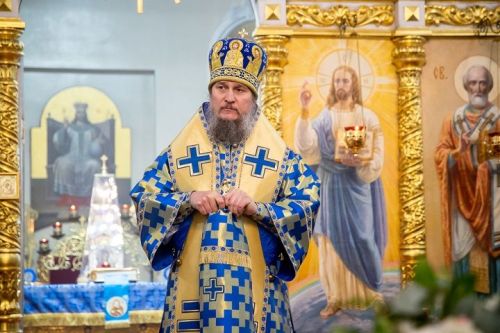 Епископ Пахомий поздравляет православных новошешминцев с праздником Сретения Господня