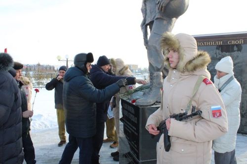 В Новошешминске прошел митинг, посвященный 36-й годовщине вывода советских войск из Афганистана