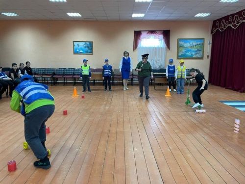 В Краснооктябрьском сельском клубе прошло профилактическое мероприятие по правилам дорожного движения