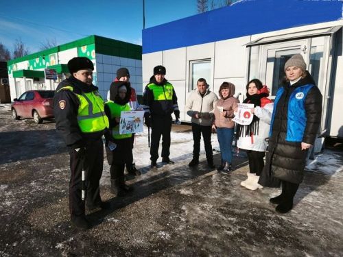 «Безопасные дороги»: Новошешминские автоинспекторы и школьники провели разъяснительную работу