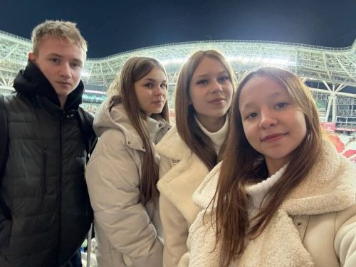 Встреча новошешминцев с футболом в Казани