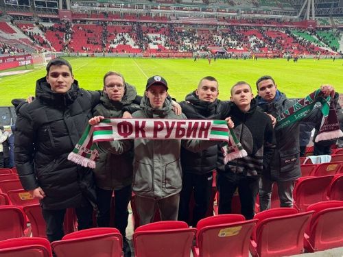 Встреча новошешминцев с футболом в Казани
