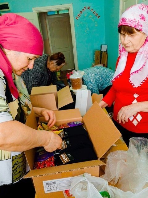 «Серебряные» волонтеры Краснооктябрьского сельского поселения продолжают свою работу в помощь бойцам СВО