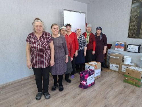 «Серебряные» волонтеры Краснооктябрьского сельского поселения продолжают свою работу в помощь бойцам СВО