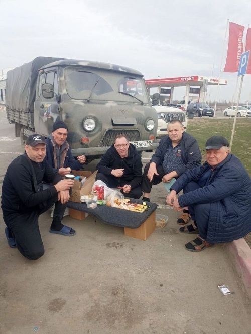 Очередная помощь доставлена новошешминским бойцам