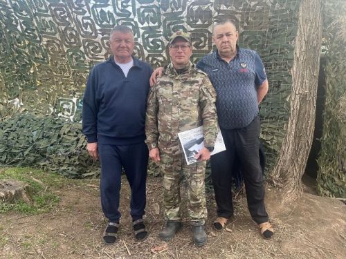 Очередная помощь доставлена новошешминским бойцам
