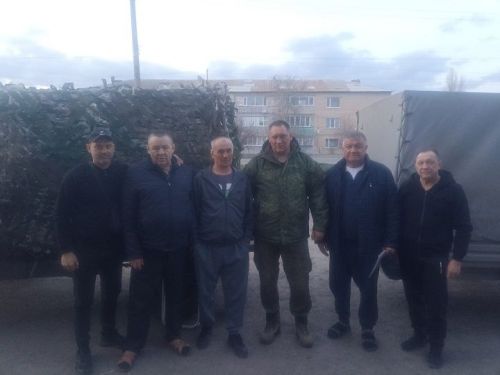 Очередная помощь доставлена новошешминским бойцам