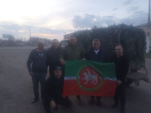 Очередная помощь доставлена новошешминским бойцам