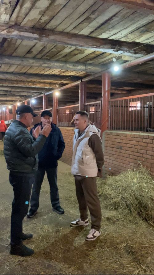 Руководитель района посетил конезавод в Слободе Петропавловской