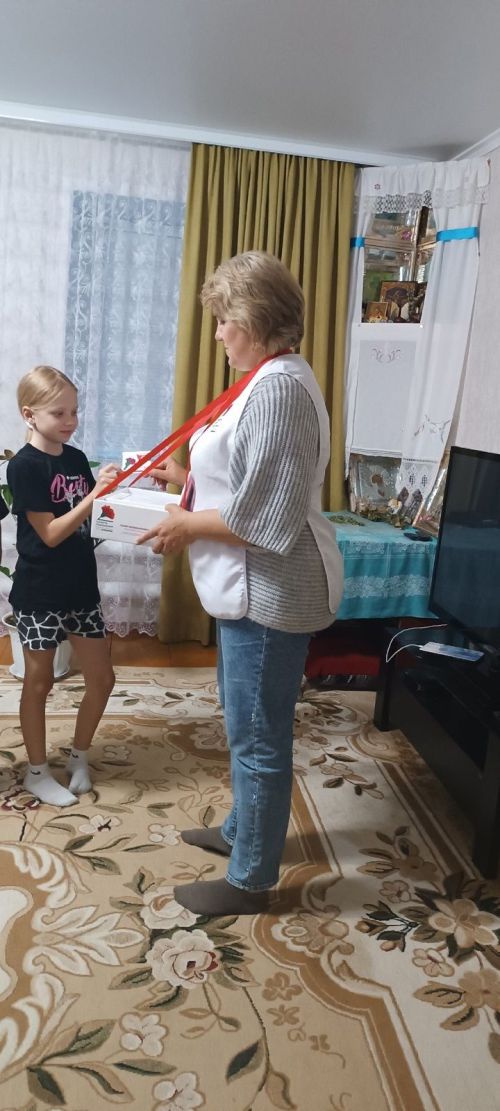 В Ленинском сельском поселении волонтеры продолжают акцию «Красная гвоздика»